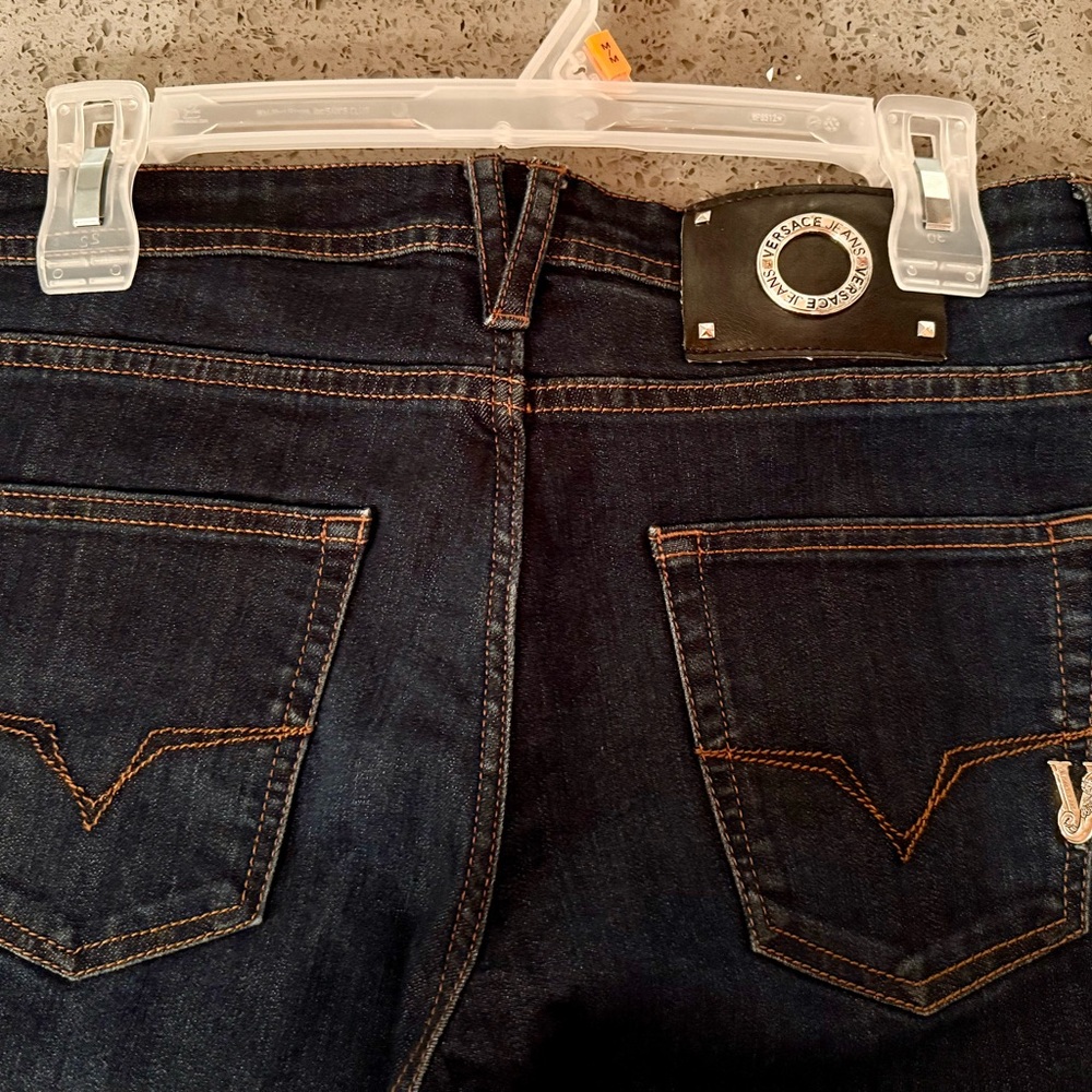 Versace Jeans Collection Dark Blue Straight Leg Jeans
